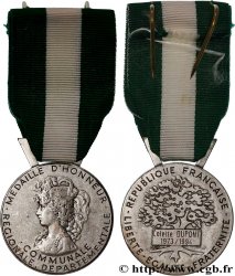 QUINTA REPUBBLICA FRANCESE Médaille d’Honneur communale, régionale, départementale