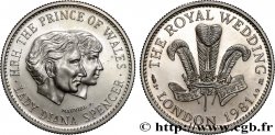 GREAT-BRITAIN - ELIZABETH II Médaille, Mariage du Prince Charles et de Lady Diana AU
