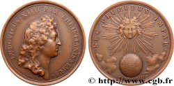 LOUIS XIV &nbsp;THE SUN KING&nbsp; Médaille, NEC PLURIBUS IMPAR., refrappe