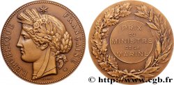 TROISIÈME RÉPUBLIQUE Médaille, Prix du Ministre de la Marine