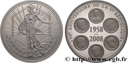 QUINTA REPUBBLICA FRANCESE Médaille, 50e anniversaire de la Ve République