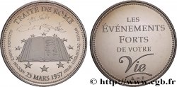 QUARTA REPUBBLICA FRANCESE Médaille, Traité de Rome