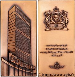 MAROC - HASSAN II Plaquette, Visite officielle aux États-Unis