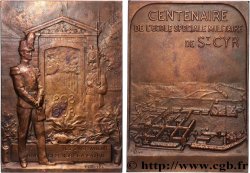 DRITTE FRANZOSISCHE REPUBLIK Plaquette, Centenaire de l’école spéciale militaire de Saint Cyr SS