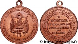 DEUXIÈME RÉPUBLIQUE Médaille, Souvenir du banquet fraternel, 55e anniversaire du siège de Lille AU