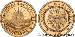 SÉRIE 1 MILLION DE DOLLARS Médaille, Reproduction d’une monnaie, Brasher Doubloon