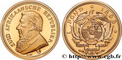 SÉRIE 1 MILLION DE DOLLARS Médaille, Reproduction d’une monnaie, 1 Pond contremarqué 1898 d’Afrique du Sud