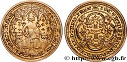 SERIE DA 1 MILIONE DI DOLLARI Médaille, Reproduction d’une monnaie, Double léopard d’Edouard III