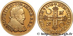 L OR DE LA FRANCE Médaille, Reproduction de monnaie, Double henri d’or d’Henri II