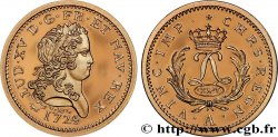 L OR DE LA FRANCE Médaille, Reproduction de monnaie, Louis d or aux deux L entrelacées et aux palmes longues