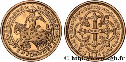 L OR DE LA FRANCE Médaille, Reproduction de monnaie, Franc à cheval de Jean II le Bon