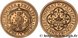 L OR DE LA FRANCE Médaille, Reproduction de monnaie, Pavillon d or de Philippe VI de Valois