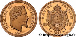 L OR DE LA FRANCE Médaille, Reproduction de monnaie, 100 Francs or Napoléon III