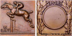 SPORTS Plaquette, Le Saut à cheval