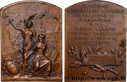 TROISIÈME RÉPUBLIQUE Plaquette, 300e anniversaire de l’Académie de Montauban TTB+