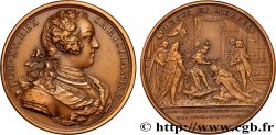 LOUIS XV DIT LE BIEN AIMÉ Médaille, Promotion de chevaliers de l’Ordre du Saint-Esprit, refrappe