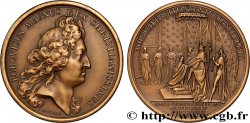 LOUIS XIV LE GRAND OU LE ROI SOLEIL Médaille, Promotion de soixante-quatorze chevaliers du Saint-Esprit, refrappe