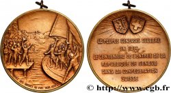 SUISSE - CONFÉDÉRATION HELVÉTIQUE Médaille, Centenaire de l’entrée de la République de Genève