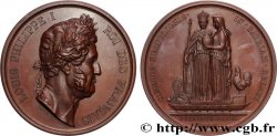 LOUIS-PHILIPPE Ier Médaille, Retour des cendres, Arrivée à Cherbourg SUP