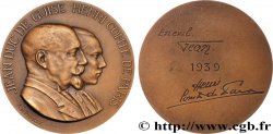 III REPUBLIC Médaille, Jean, duc de Guise et Henri, comte de Paris en exil