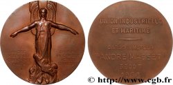 QUATRIÈME RÉPUBLIQUE Médaille, Union industrielle et maritime, Cargo à moteur “André Masset”