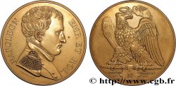 GESCHICHTE FRANKREICHS Médaille, Napoléon Empereur et Roi, refrappe fVZ