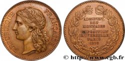 TERZA REPUBBLICA FRANCESE Médaille, Administration des monnaies