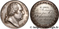 LOUIS XVIII Médaille, Premier prix de botanique