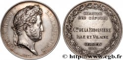 LOUIS-PHILIPPE Ier Médaille Parlementaire, Honoré-Charles Baston de La Riboisière SUP/TTB+