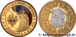 QUINTA REPUBBLICA FRANCESE Médaille, Les piliers de la République, La Marseillaise
