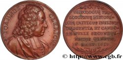 DIE GENFER THEOLOGEN UND DAMIT VERBUNDENE MEDAILLEN DER 1720ER JAHRE Médaille, Les théologiens genevois, Jean Le Clerc