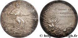 TROISIÈME RÉPUBLIQUE Médaille, Offerte par le Marquis Jules Philippe Félix Albert de Dion