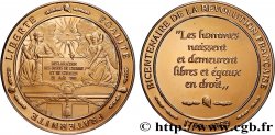 CINQUIÈME RÉPUBLIQUE Médaille, Déclaration des droits de l’homme et du citoyen