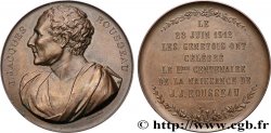 SUISSE Médaille, Second centenaire de Jean-Jacques Rousseau