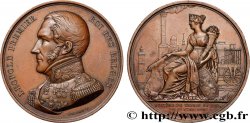 BELGIQUE - ROYAUME DE BELGIQUE - LÉOPOLD II Médaille, Inauguration du système de chemin de fer TTB+