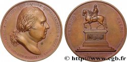 LOUIS XVIII Médaille, Statue équestre d’Henri IV TTB/TTB+