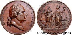 LOUIS XVIII Médaille pour l’industrie, Encouragements et récompenses TTB+