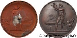 PREMIER EMPIRE Médaille, Baptême du roi de Rome, tirage uniface du revers TTB