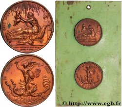 HENRI V COMTE DE CHAMBORD Médaille, Naissance de Henri, duc de Bordeaux, futur comte de Chambord BB