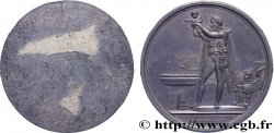 NAPOLEON S EMPIRE Médaille, Baptême du roi de Rome, tirage uniface du revers AU