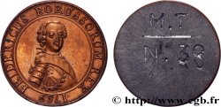 ALLEMAGNE - ROYAUME DE PRUSSE - FRÉDÉRIC II LE GRAND Médaille, Frédéric II, Guerre de sept ans, tirage uniface de l’avers