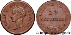 HENRI V COMTE DE CHAMBORD Module du 1/2 franc Henri V