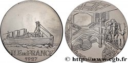 V REPUBLIC Médaille, Paquebot Ile de France