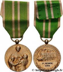 VIERTE FRANZOSISCHE REPUBLIK Médaille de l’orphelinat des chemins de fer