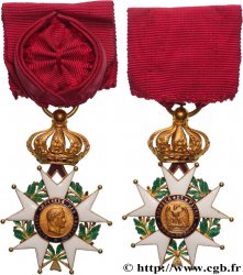 SECOND EMPIRE Médaille, Légion d’honneur, Croix d’officier, modèle second empire