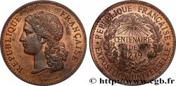 TROISIÈME RÉPUBLIQUE Médaille, Centenaire de 1789