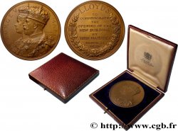 ANGLETERRE - GEORGES V Médaille, Inauguration du nouveau bâtiment Lloyd’s AU