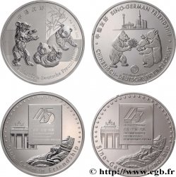 DEUTSCHLAND Médailles commémoratives, 45e anniversaire de l’amitié sino-allemande