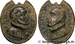 MÉDAILLES RELIGIEUSES Médaille, Saint Ignace de Loyola et Saint François-Xavier