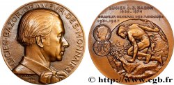 CINQUIÈME RÉPUBLIQUE Médaille, Lucien Bazor, graveur des monnaies, refrappe